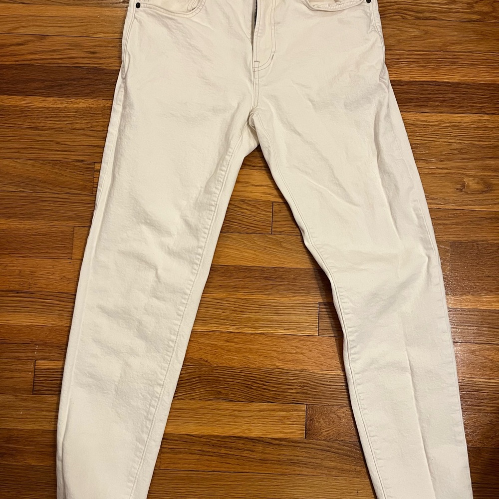 Madewell Relaxed Taper Denim Jeans - Ecru - Men’s 31 x 34